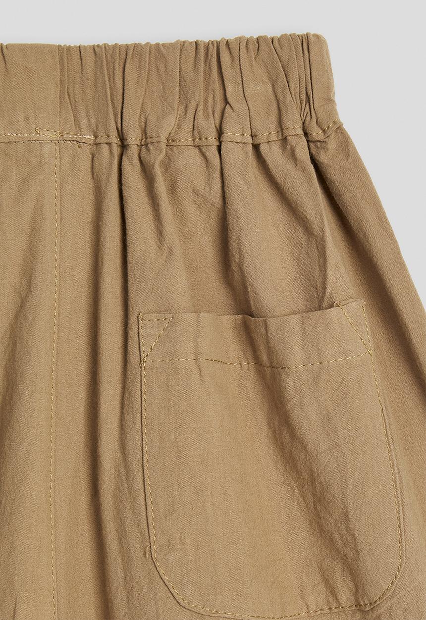 Pop Candy - Stylized pocket shorts - light coffee