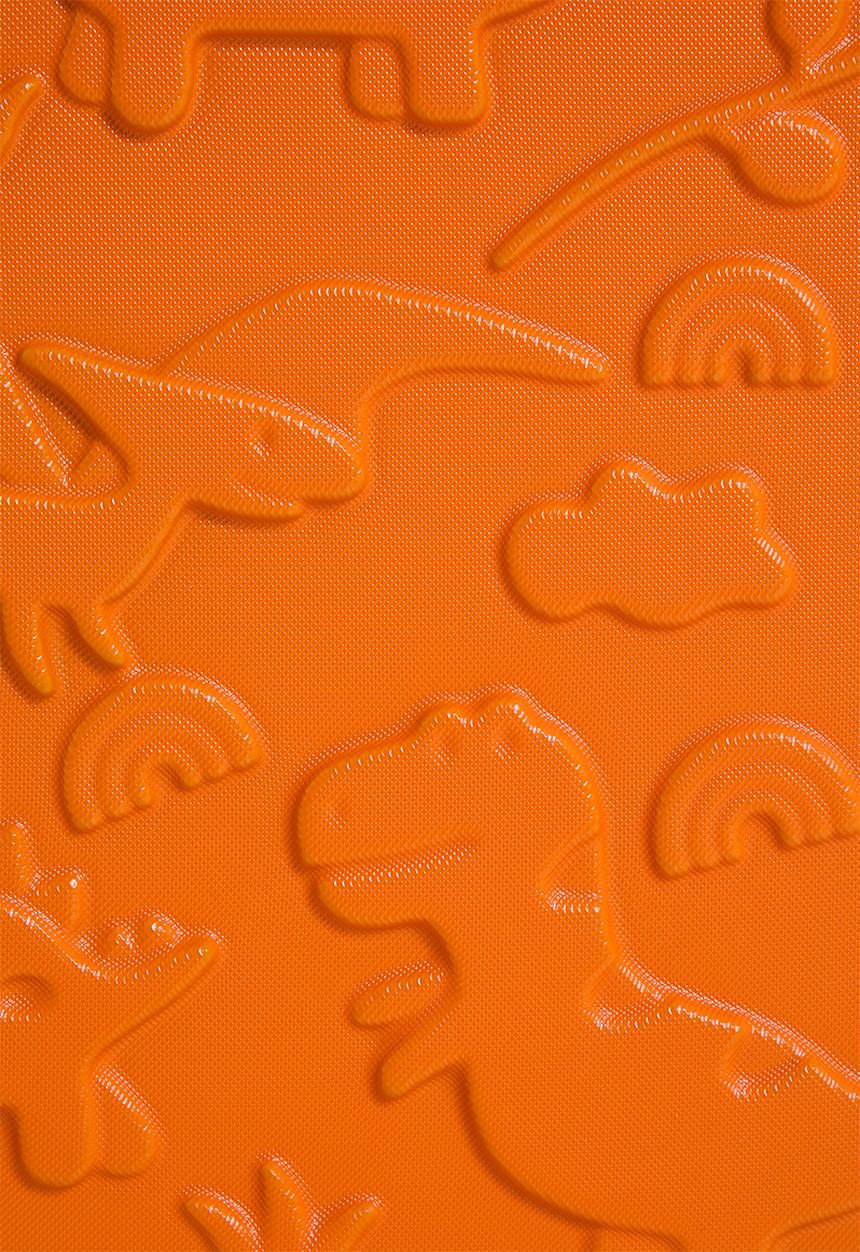 H&S - Dino kids suitcase - Orange