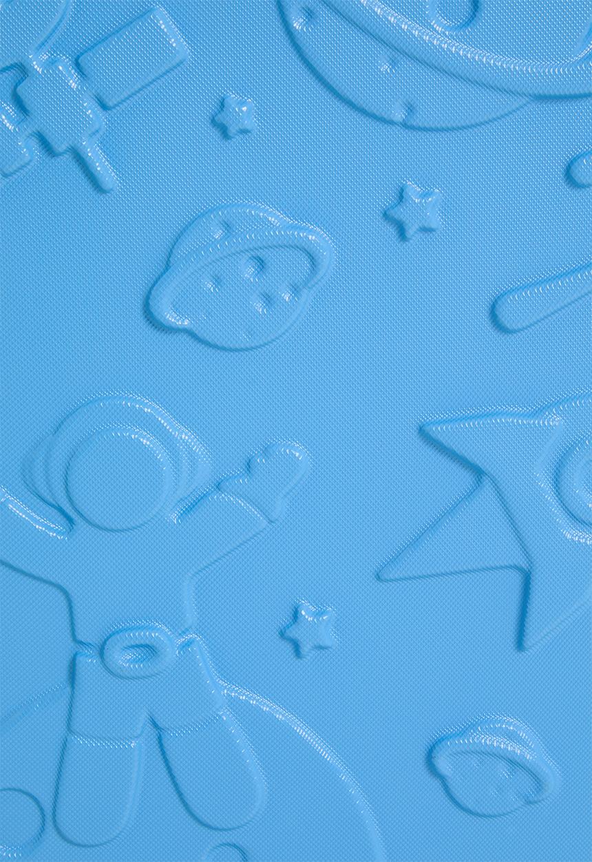 H&S - Space kids suitcase - Blue