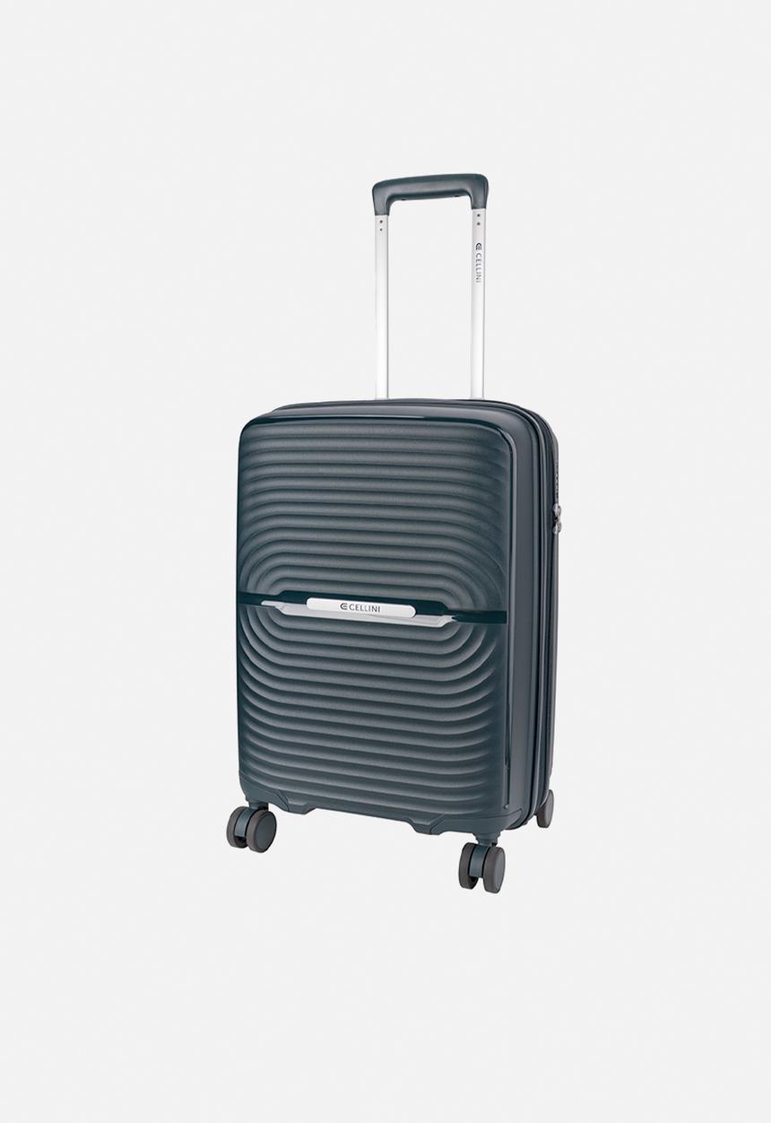 Cellini - Carry-On Trolley Case - Dark Green