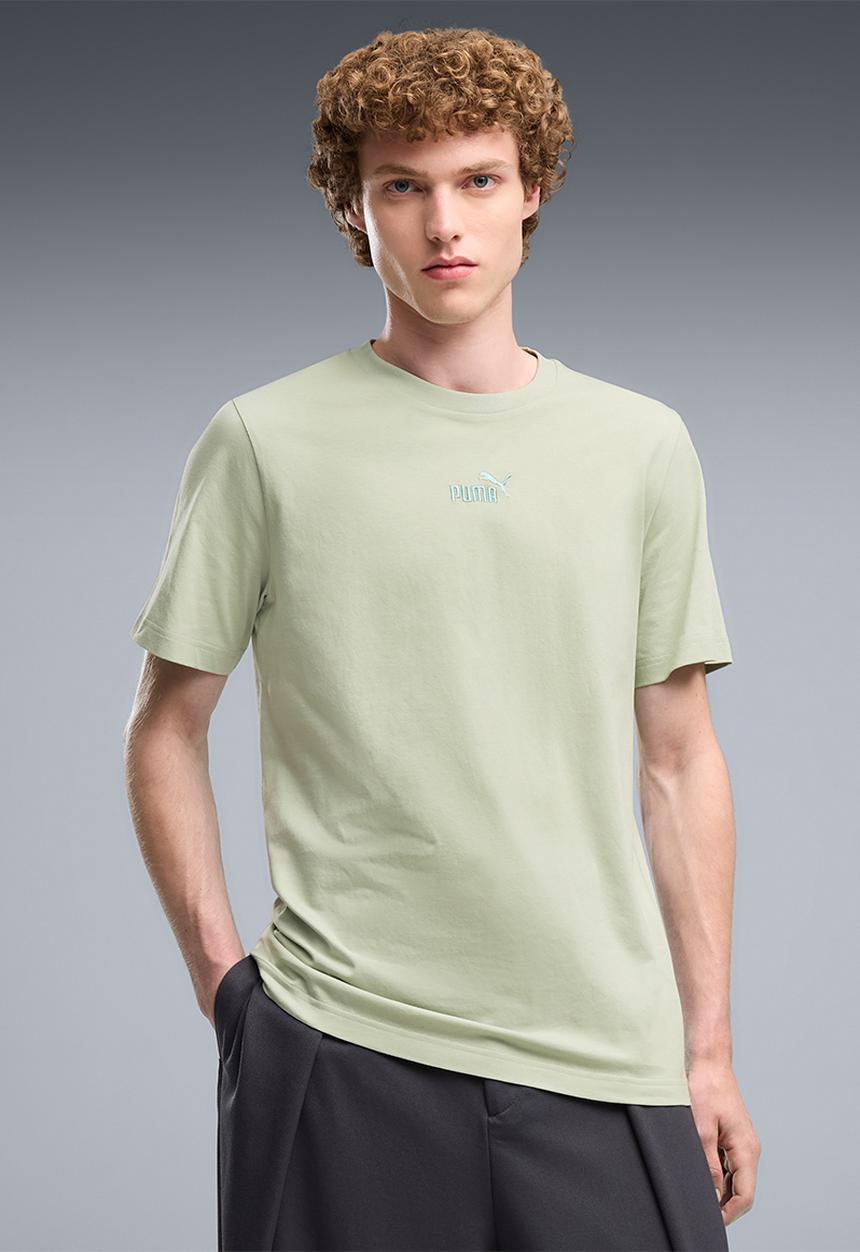 PUMA - ESS Small No.1 Logo centered Tee - Green