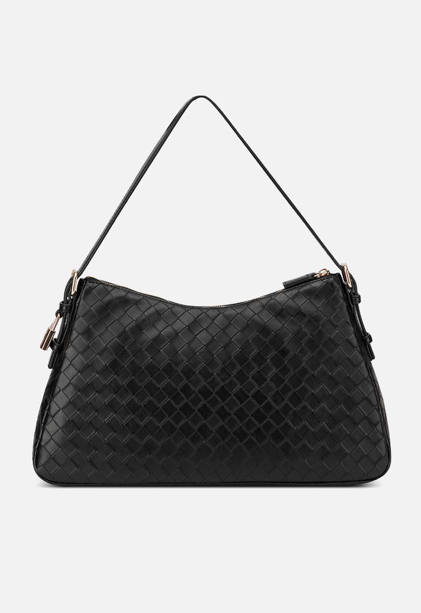 GUESS - Mindy Shoulder Satchel - Black