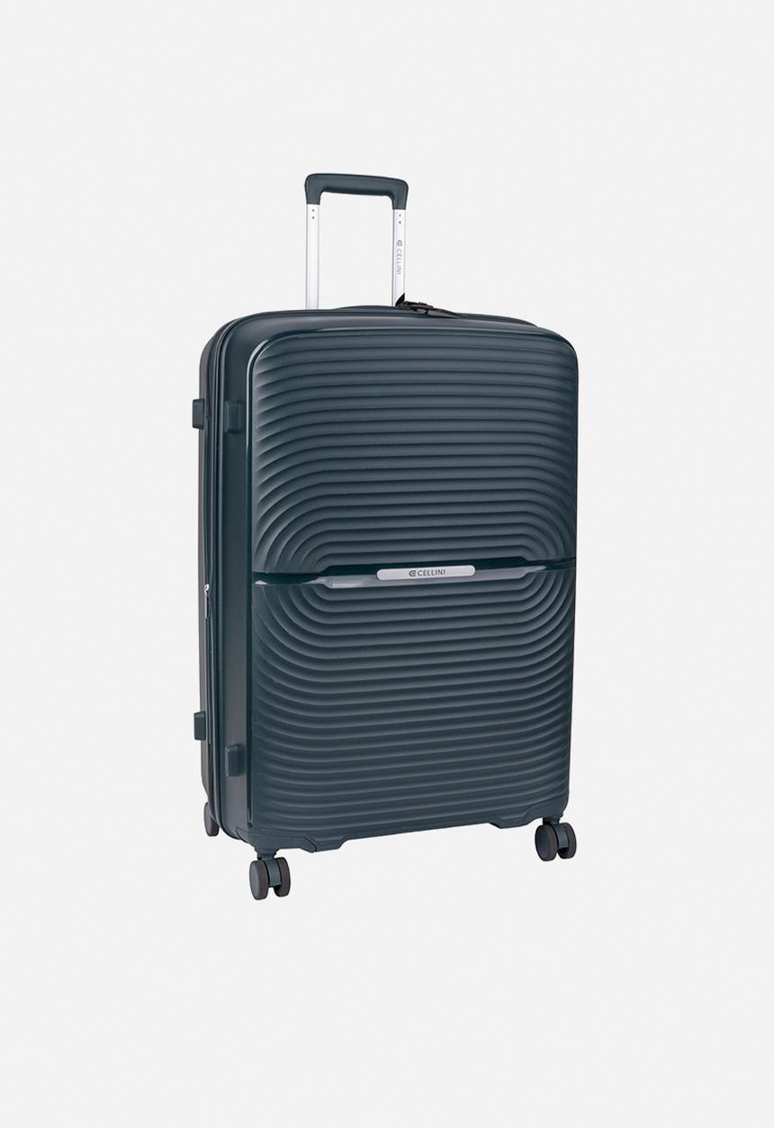 Cellini - Large Trolley Case - Dark Green