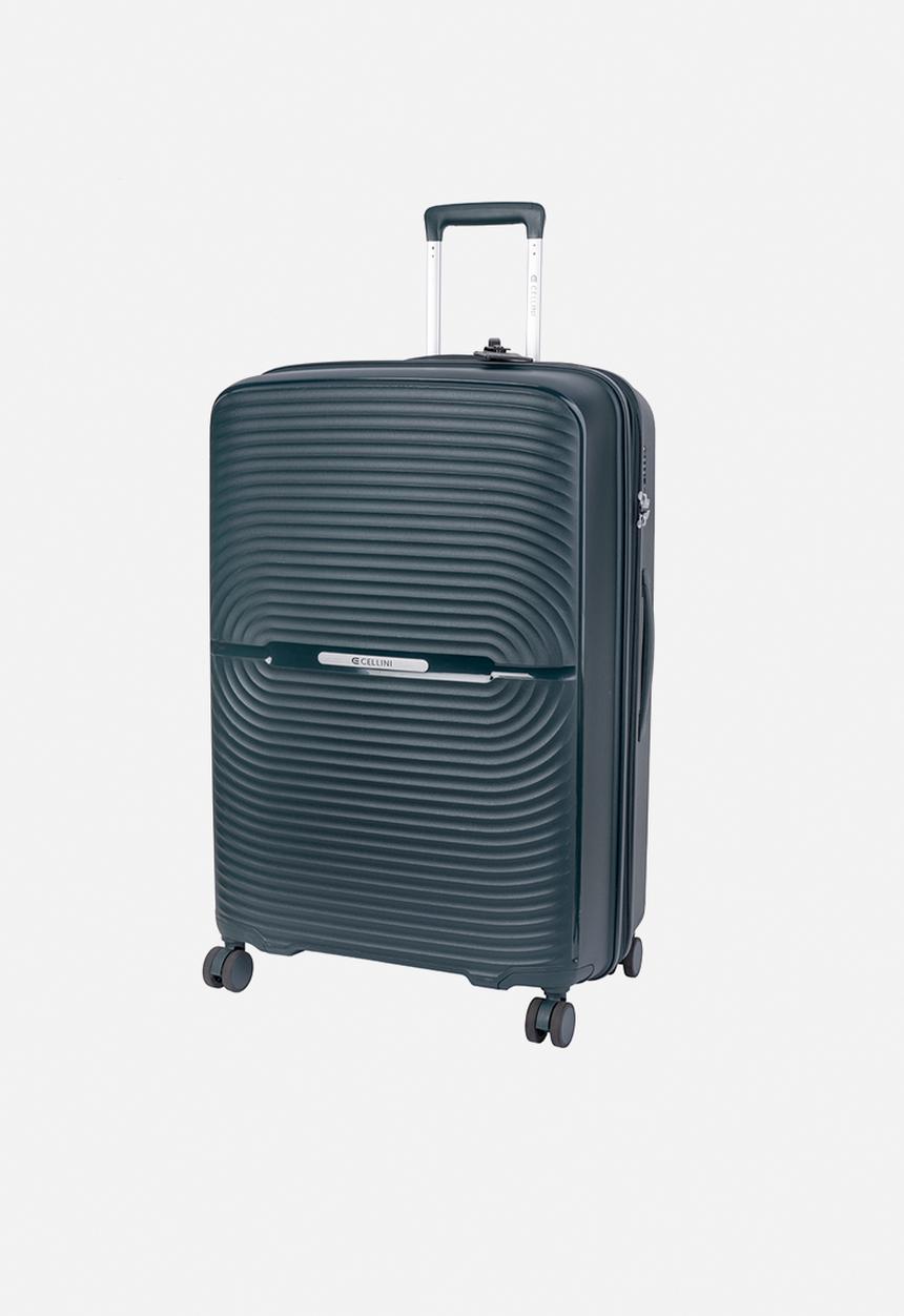 Cellini - Large Trolley Case - Dark Green