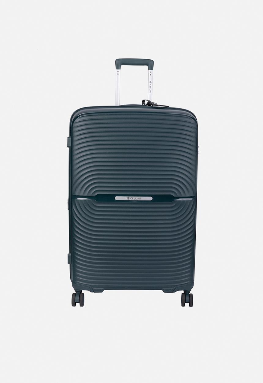 Cellini - Large Trolley Case - Dark Green