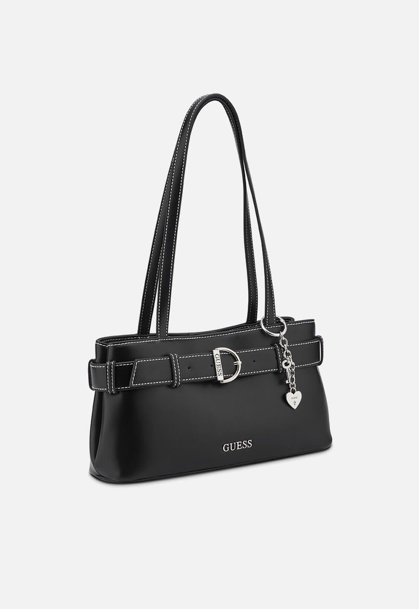 GUESS - Alexis Shoulder Satchel - Black