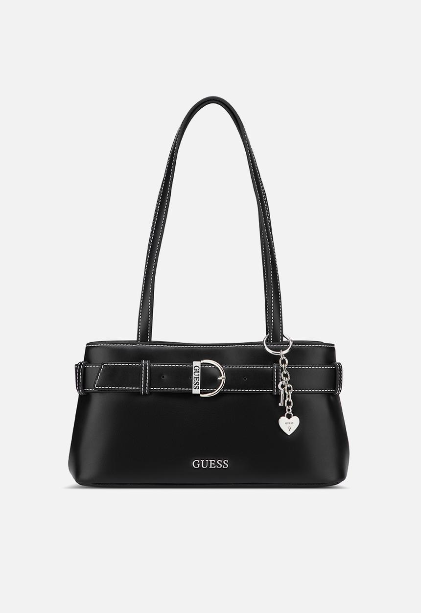 GUESS - Alexis Shoulder Satchel - Black