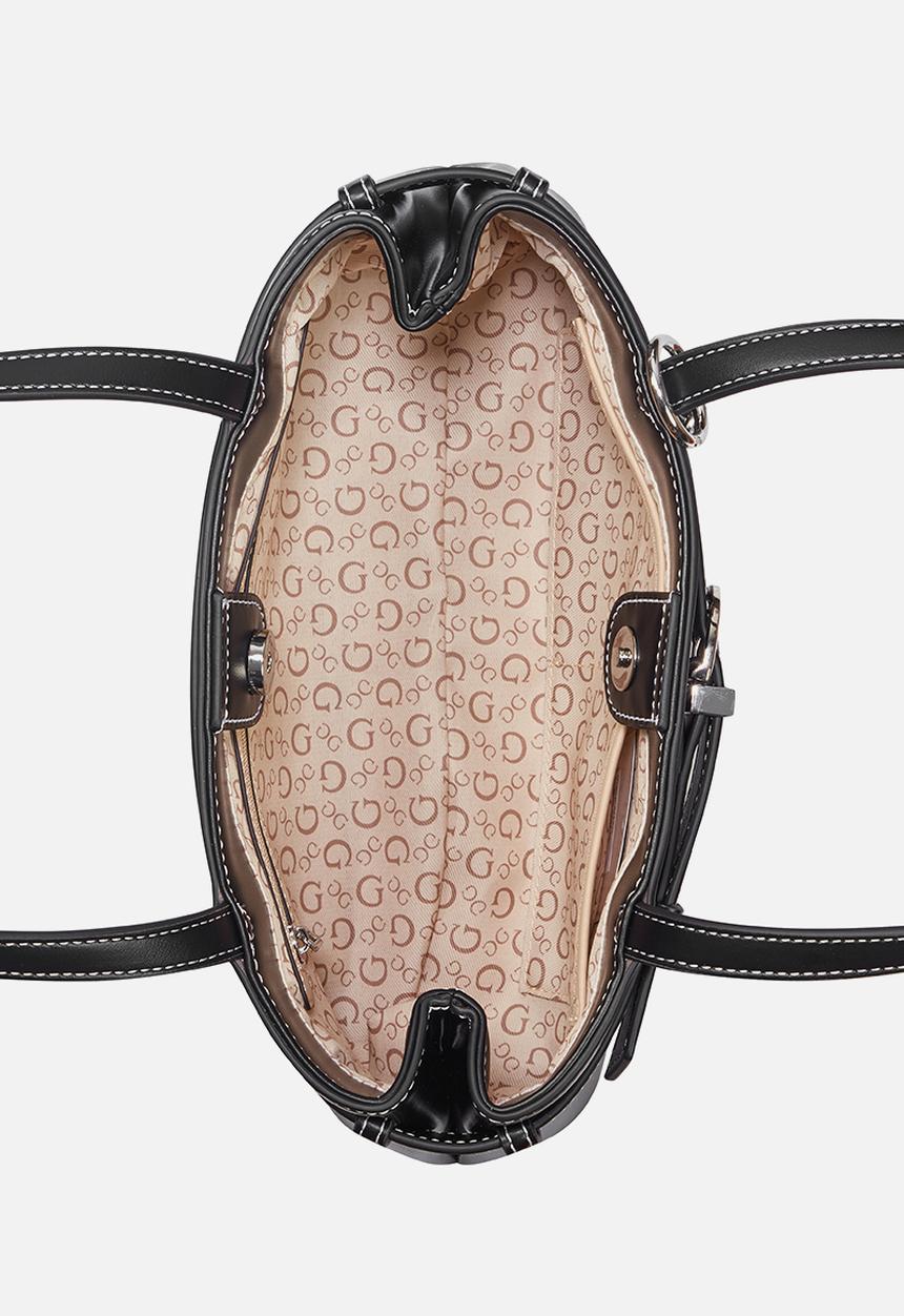 GUESS - Alexis Shoulder Satchel - Black