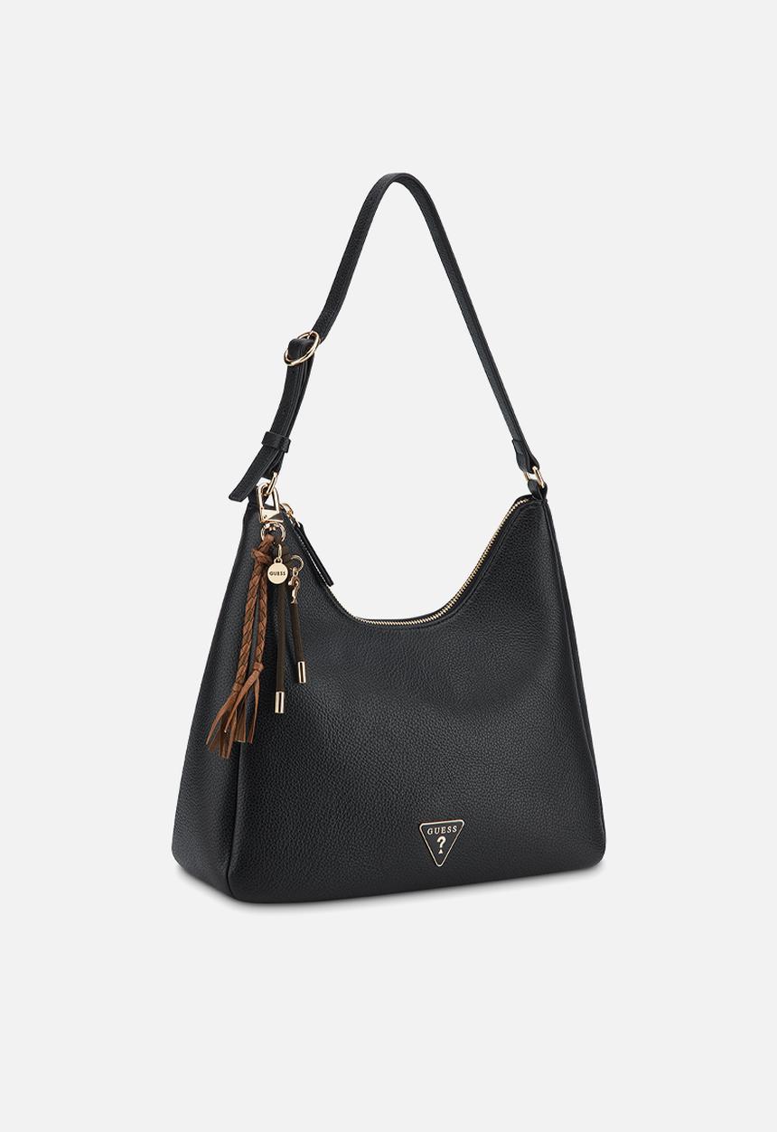 GUESS - Wells Shoulder Satchel - Black
