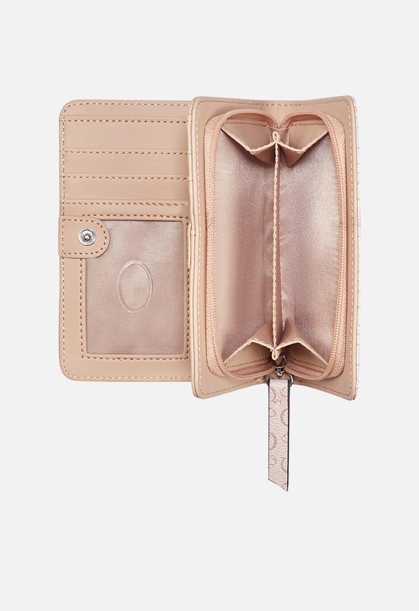 GUESS - Remy Slg French Wallet - Mauve