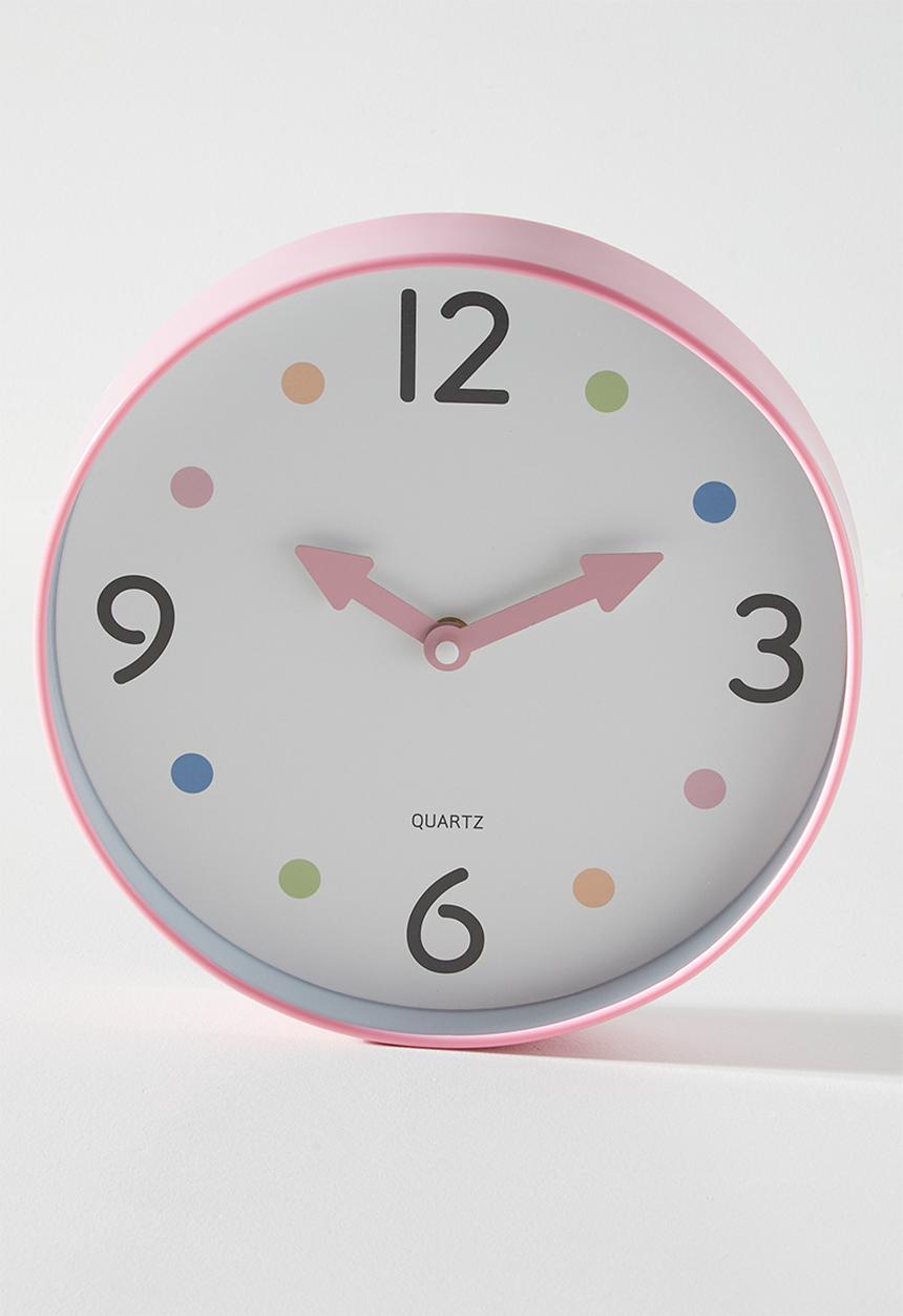H&S - Murphy Wall Clock - Pink