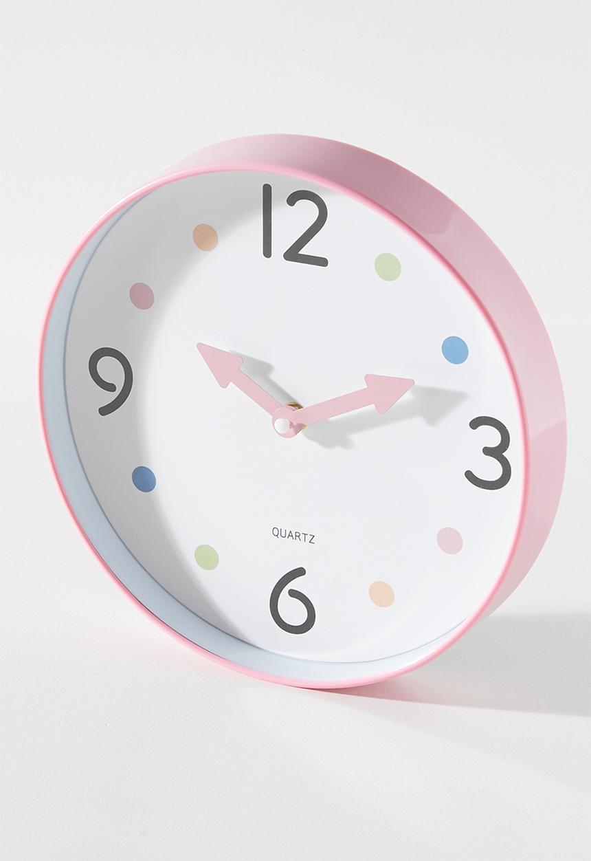 H&S - Murphy Wall Clock - Pink