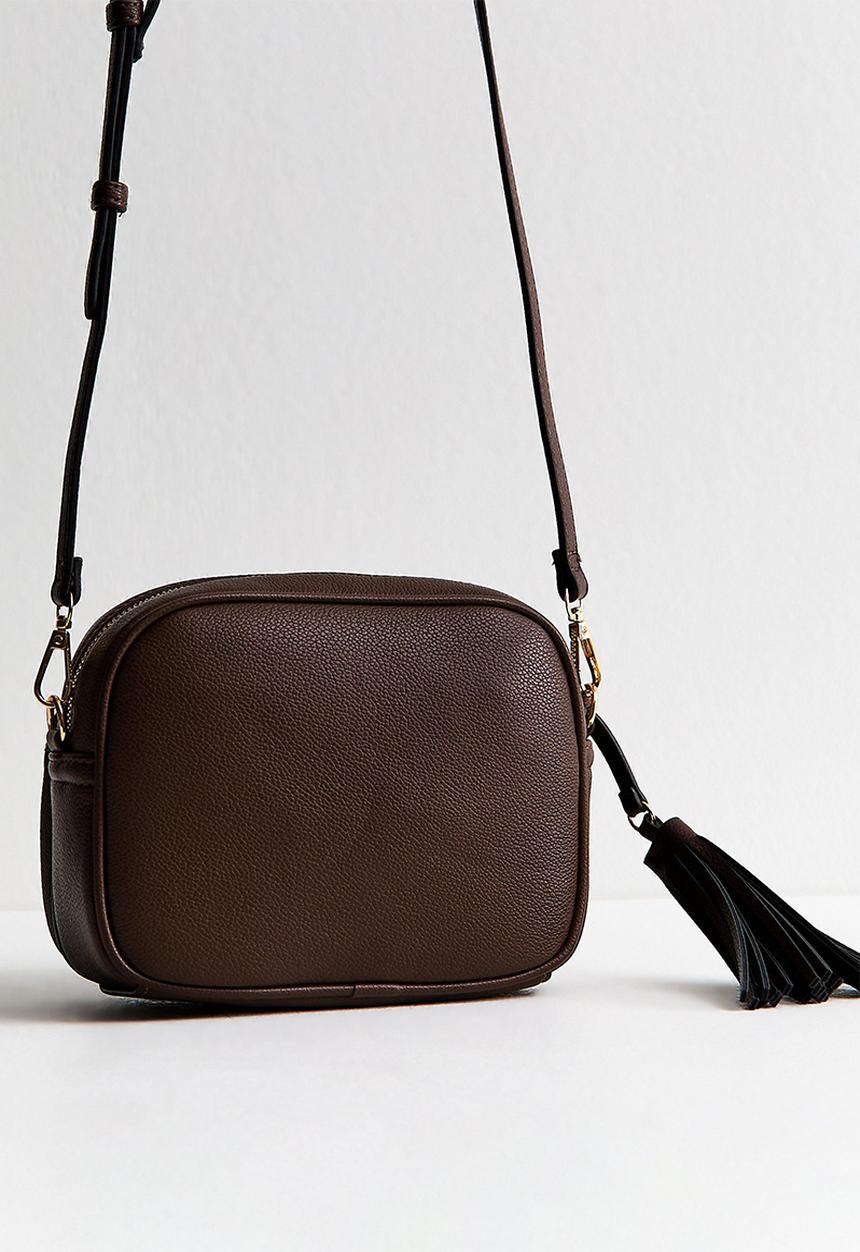 New Look - Alice Tassel Camera  - Dark Brown