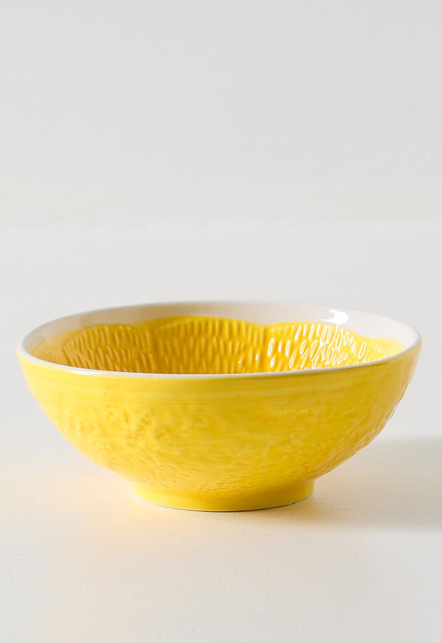 Excellent Houseware - Yellow Citrus Bowl - 15cm