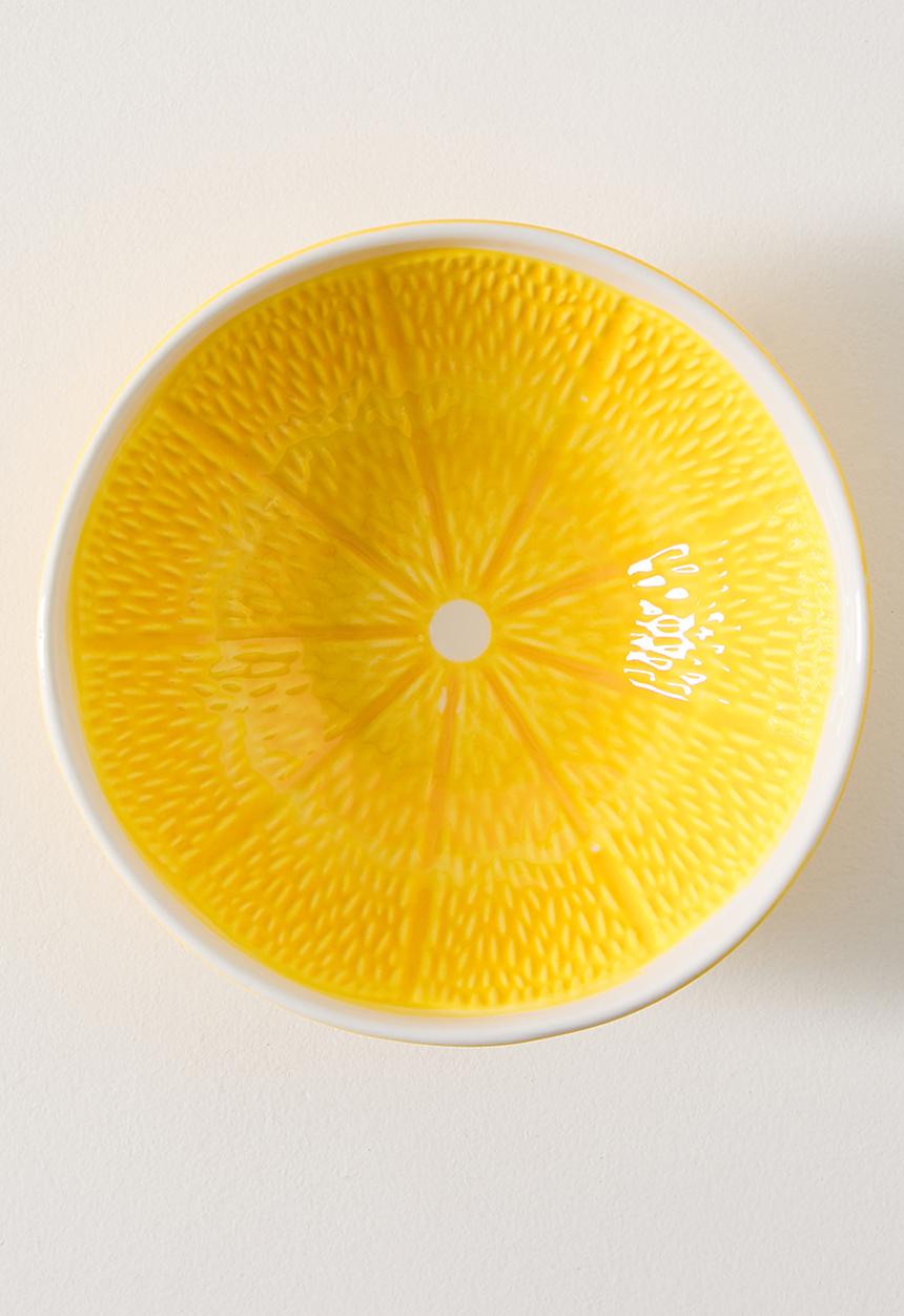 Excellent Houseware - Yellow Citrus Bowl - 15cm