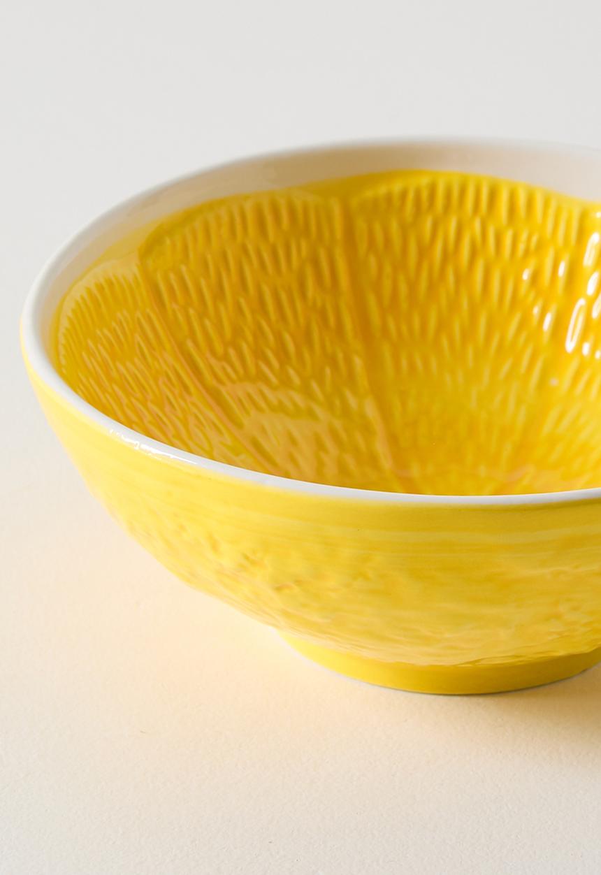 Excellent Houseware - Yellow Citrus Bowl - 15cm