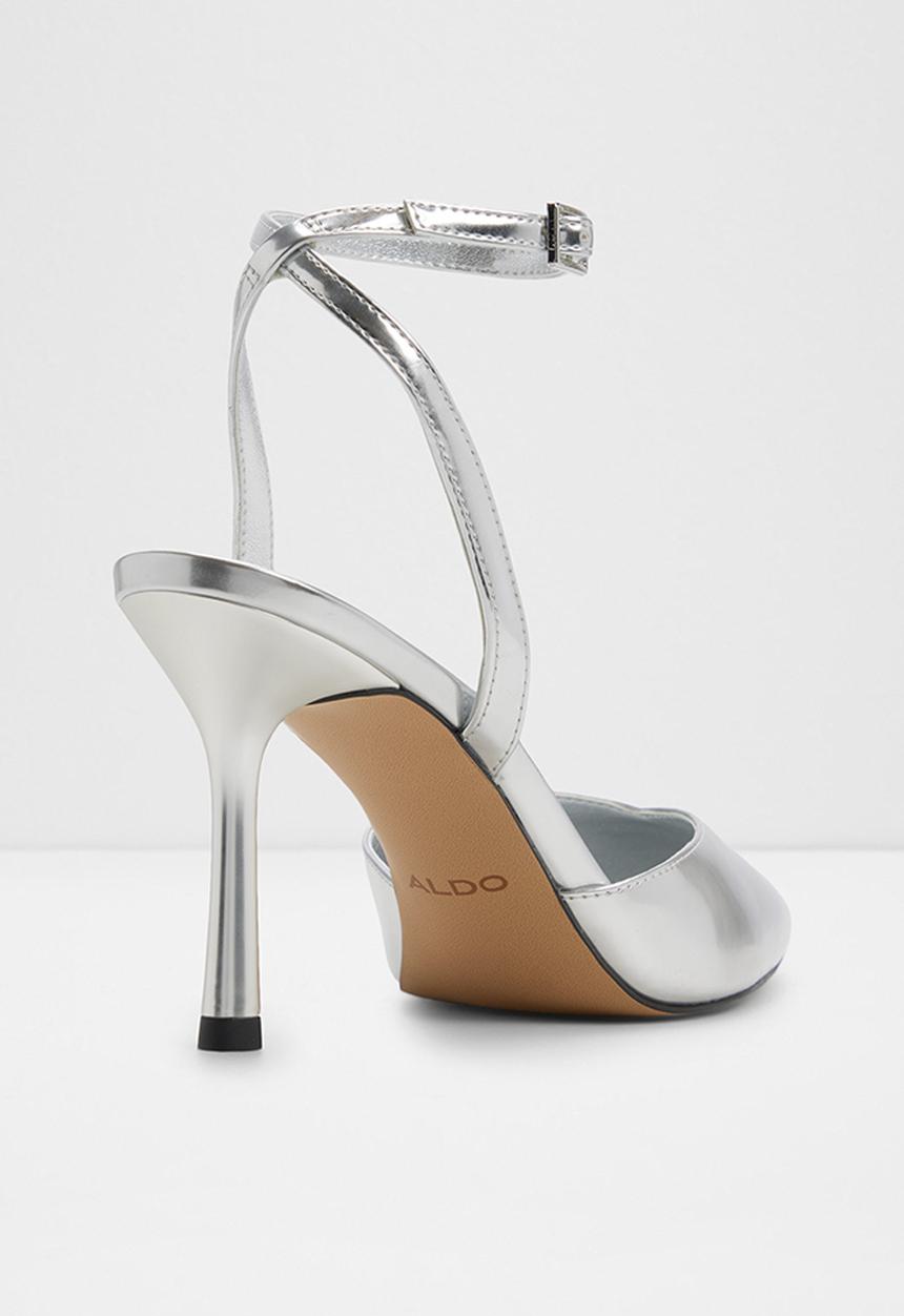 ALDO - Carolling closed toe ankle strap - silver