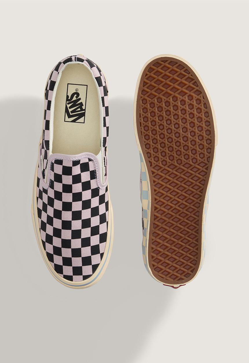 Vans - Classic Slip-On - Checkerboard Pale Petal Pink/Black