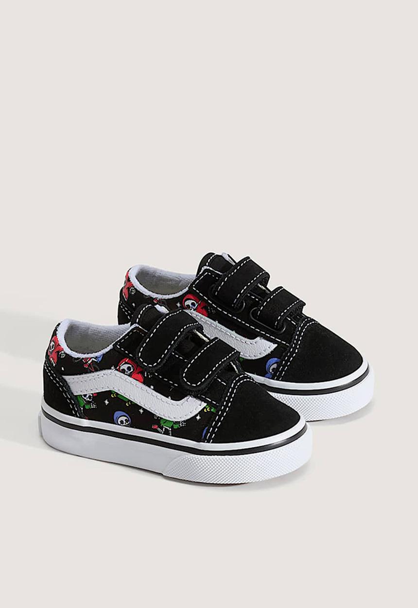 Vans - Old skool v-bp7 -  glow bones black/true white