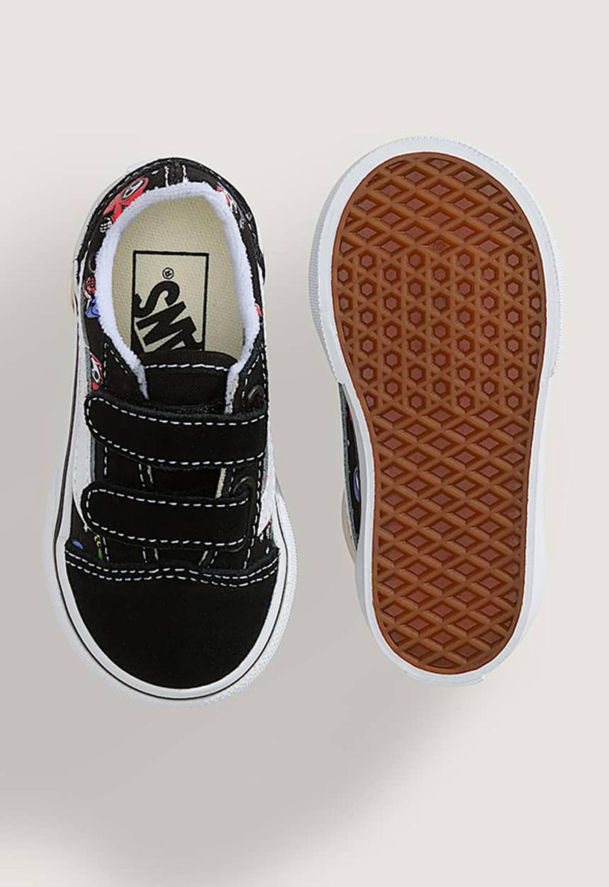 Vans - Old skool v-bp7 -  glow bones black/true white