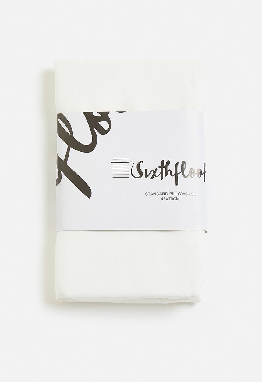 Sixth Floor - White Standard Pillowcase