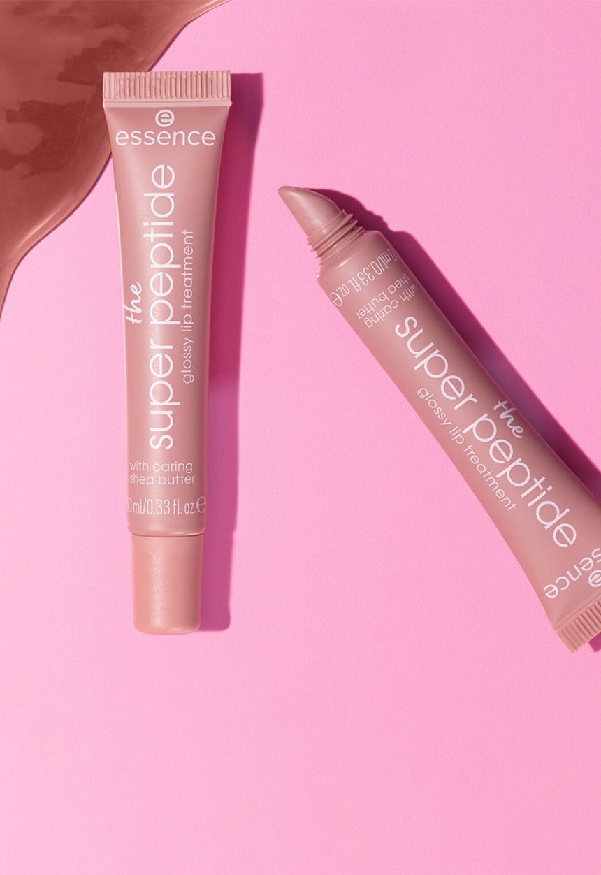 essence - The super peptide glossy lip treatment + pouch set 01