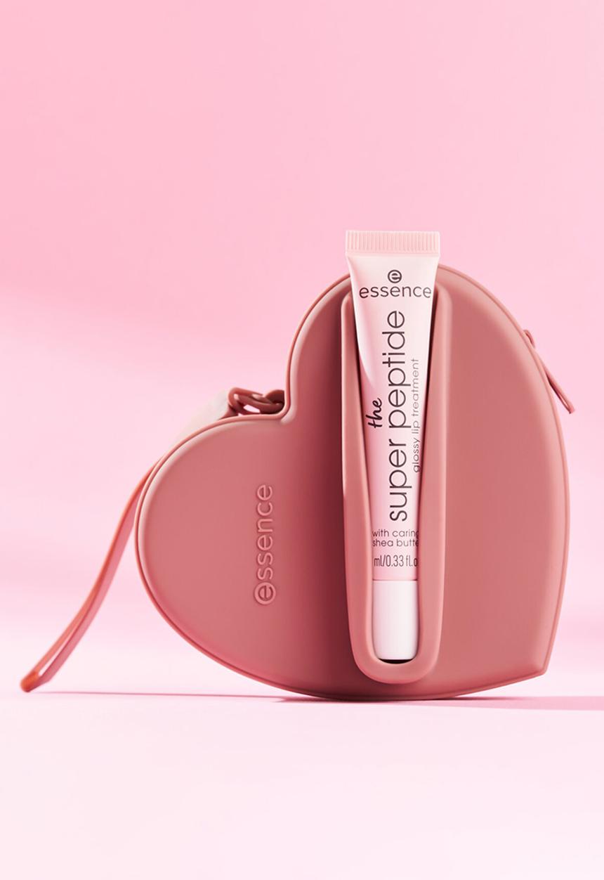 essence - The super peptide glossy lip treatment + pouch set 01