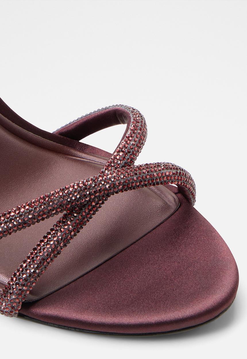 ALDO - Manaelden open toe ankle strap - burgundy