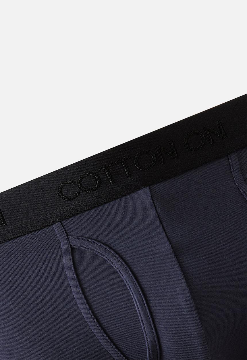 Cotton On - Mens Organic Cotton Boxer Brief - Navy