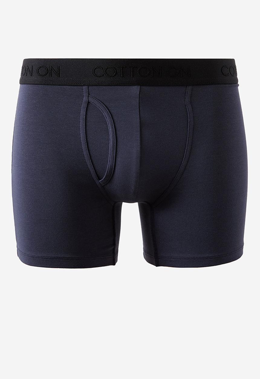 Cotton On - Mens Organic Cotton Boxer Brief - Navy