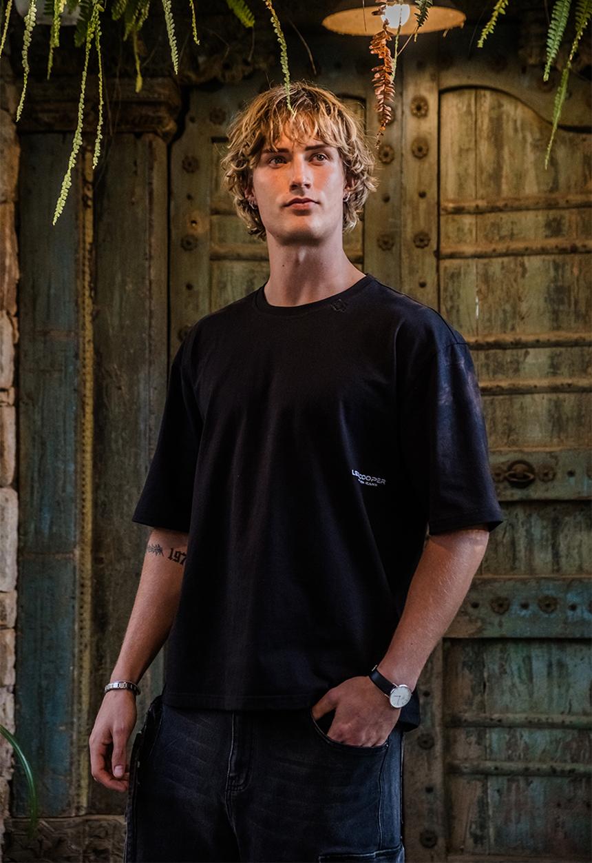 Lee Cooper - Carson Oversized T-Shirt - Black
