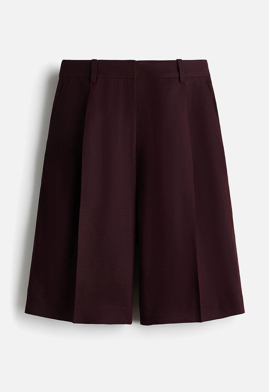 H&M - Bermuda shorts - plum purple