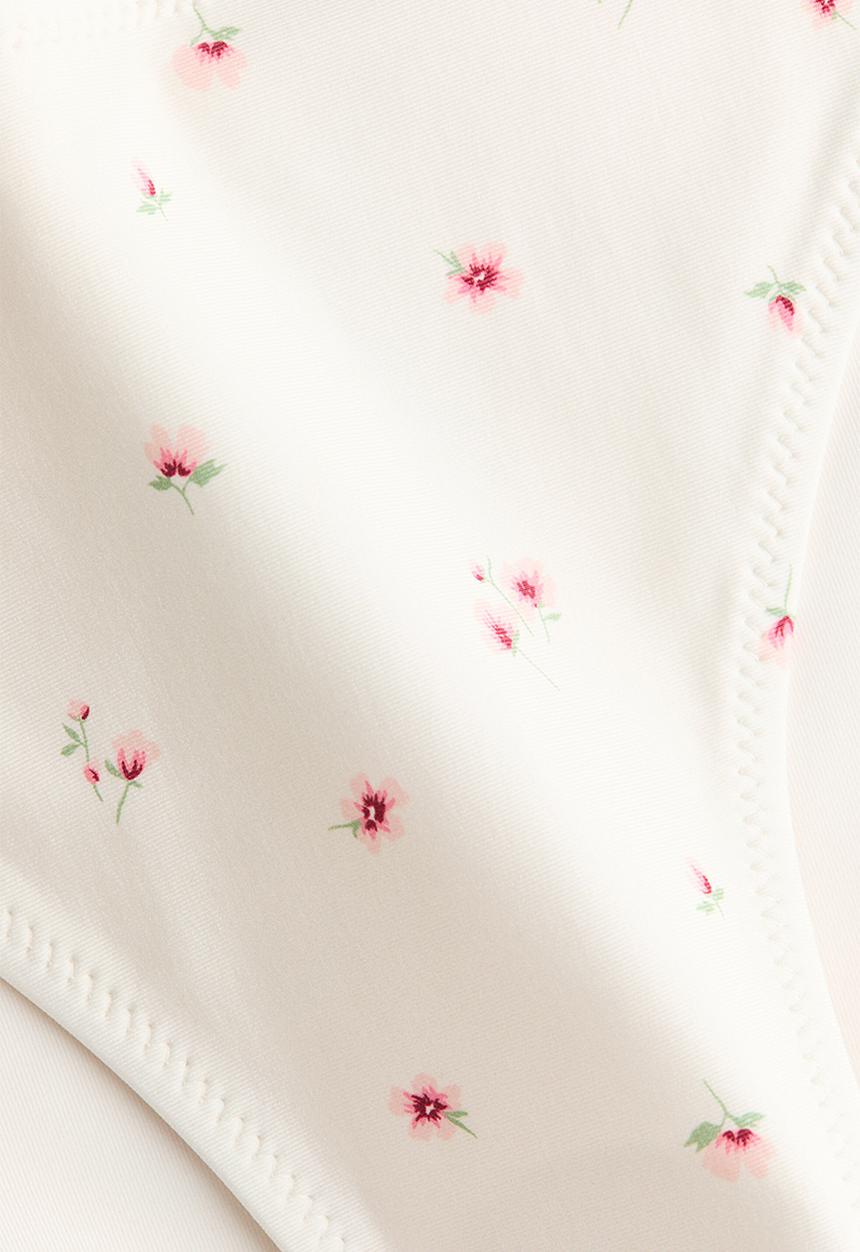 H&M - Bikini bottoms - white/floral