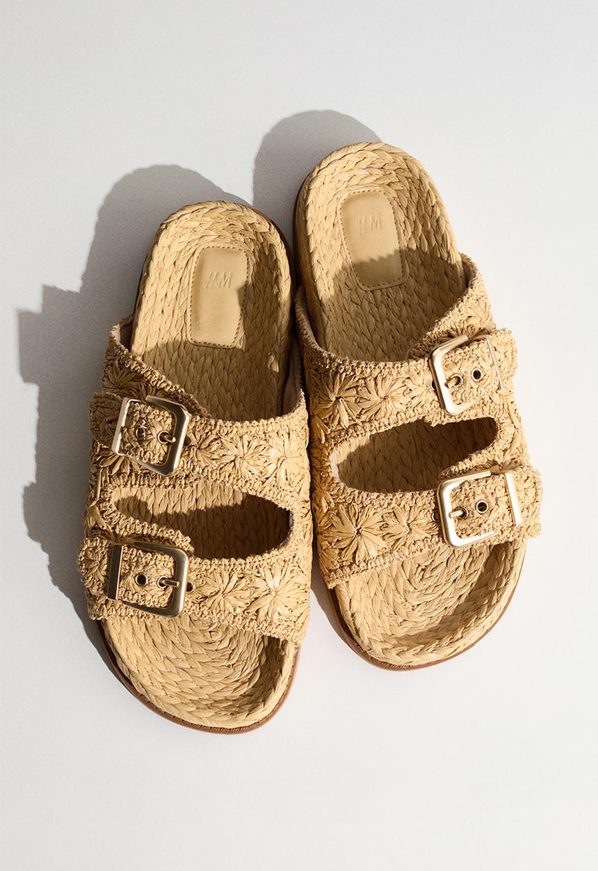 H&M - Espadrille-style sandals - beige