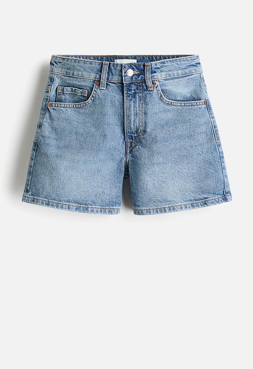 H&M - Denim shorts - light denim blue