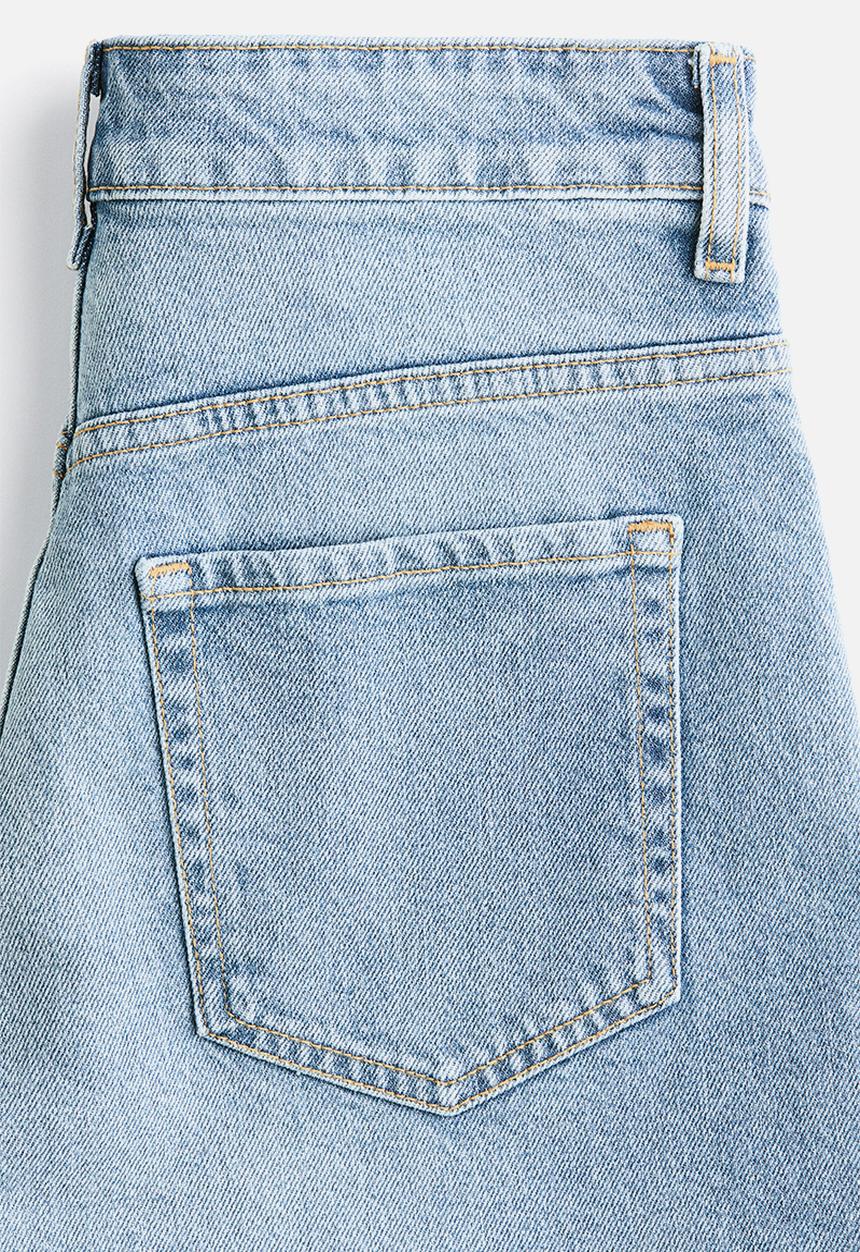 H&M - Denim shorts - light denim blue