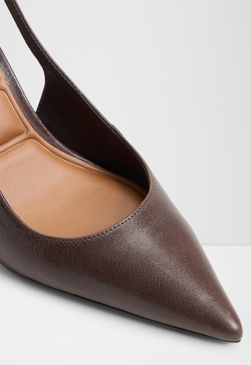 ALDO - Seralina closed toe slingback - dark brown
