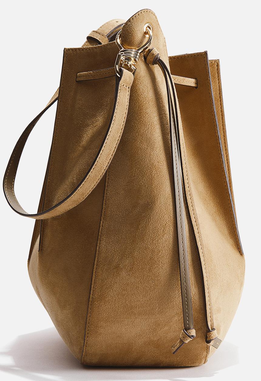 H&M - Pleated shoulder bag - beige