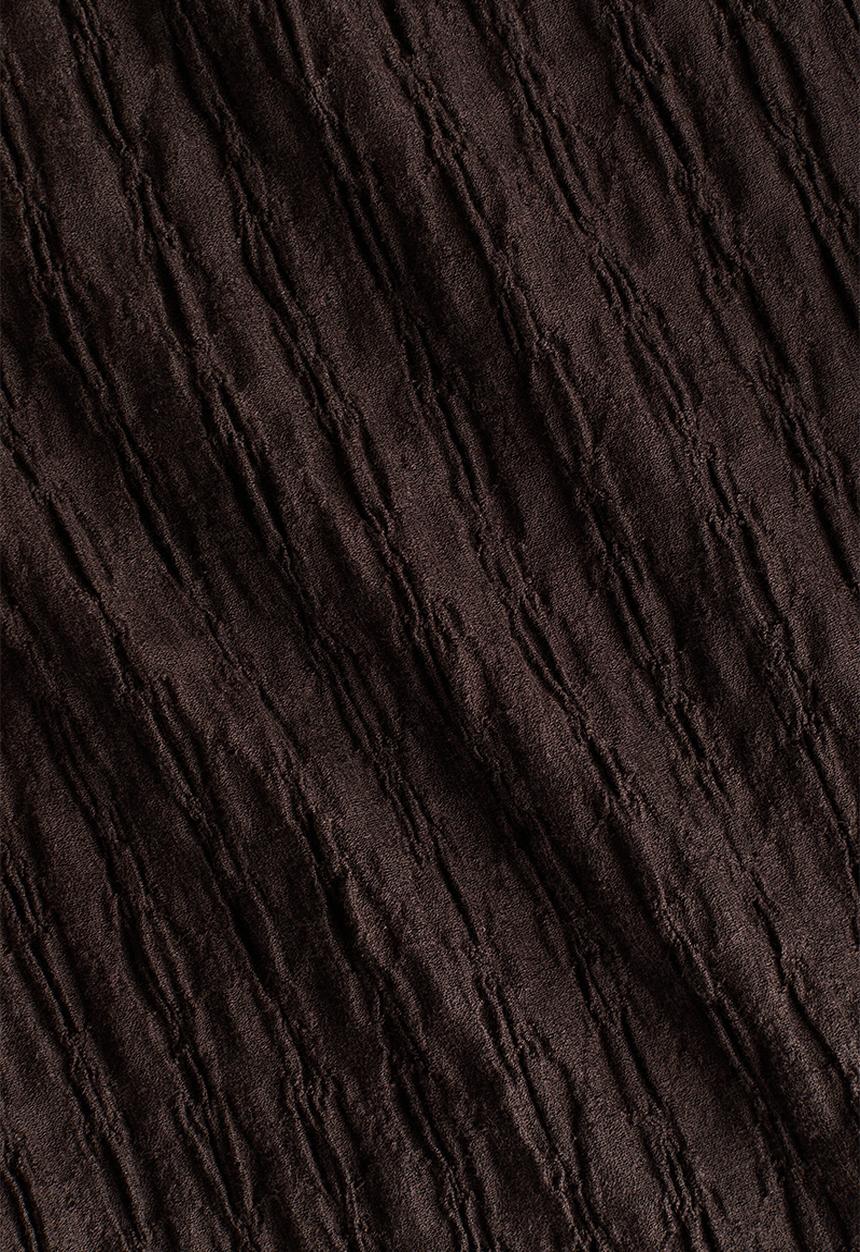 H&M - Boat-neck top - dark brown