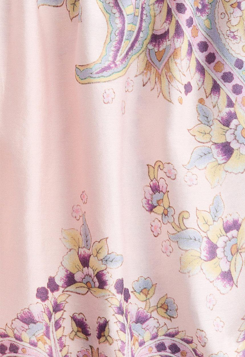 H&M - Loose-fit shorts - light pink/paisley pattern