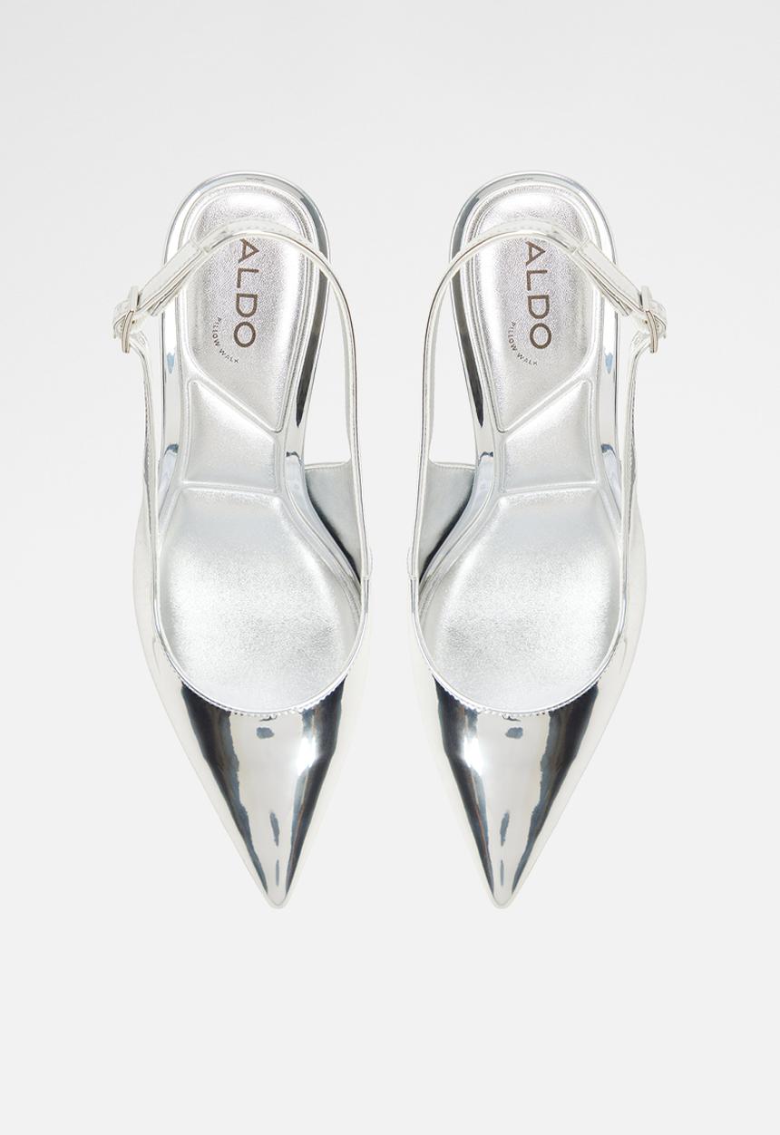 ALDO - Seralina closed toe slingback - silver
