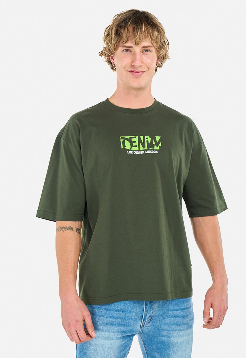 Lee Cooper - Muzi Oversized T-Shirt - Fatigue