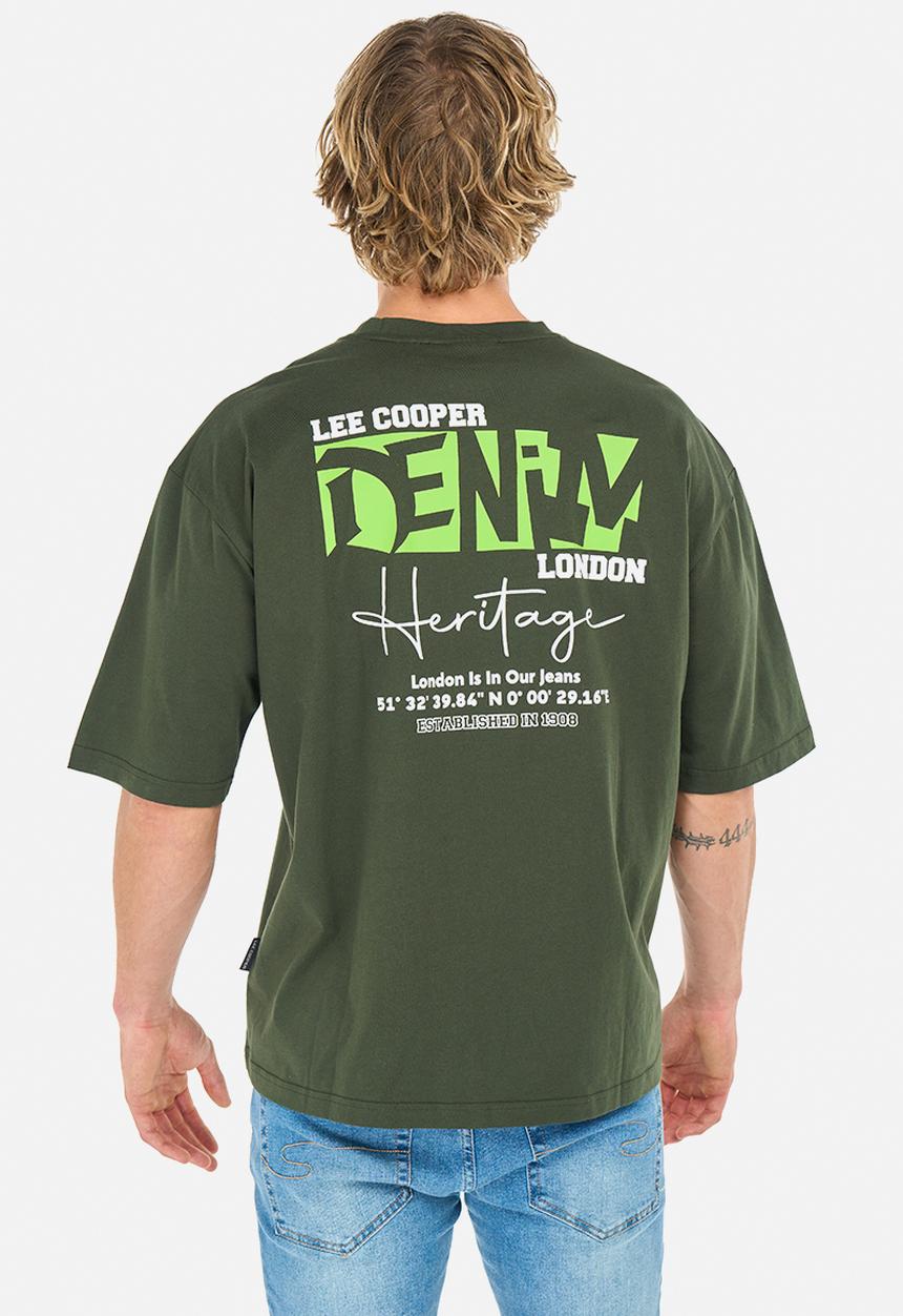 Lee Cooper - Muzi Oversized T-Shirt - Fatigue