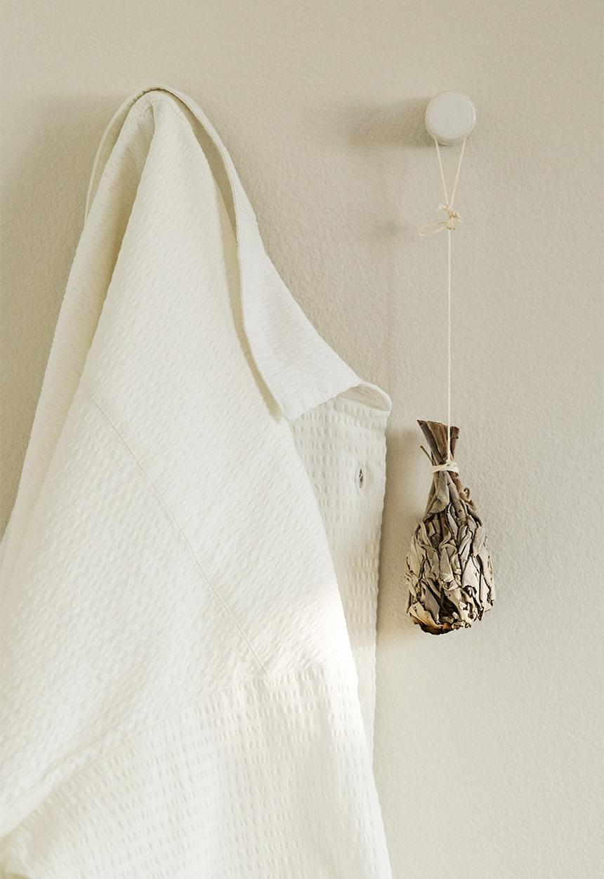 H&M - Cotton seersucker pyjamas - white