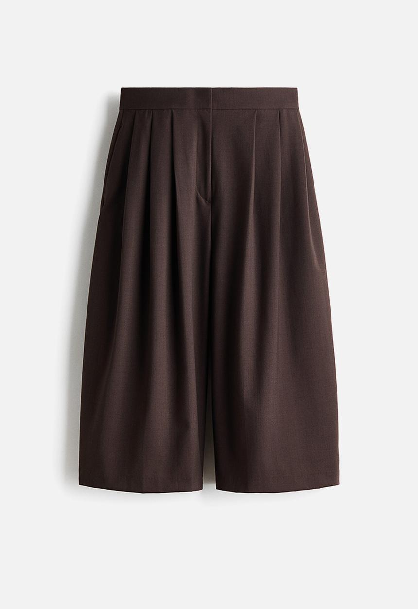 H&M - Wide culottes - dark brown