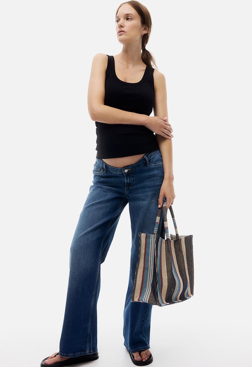 H&M - Mama ribbed vest top - black