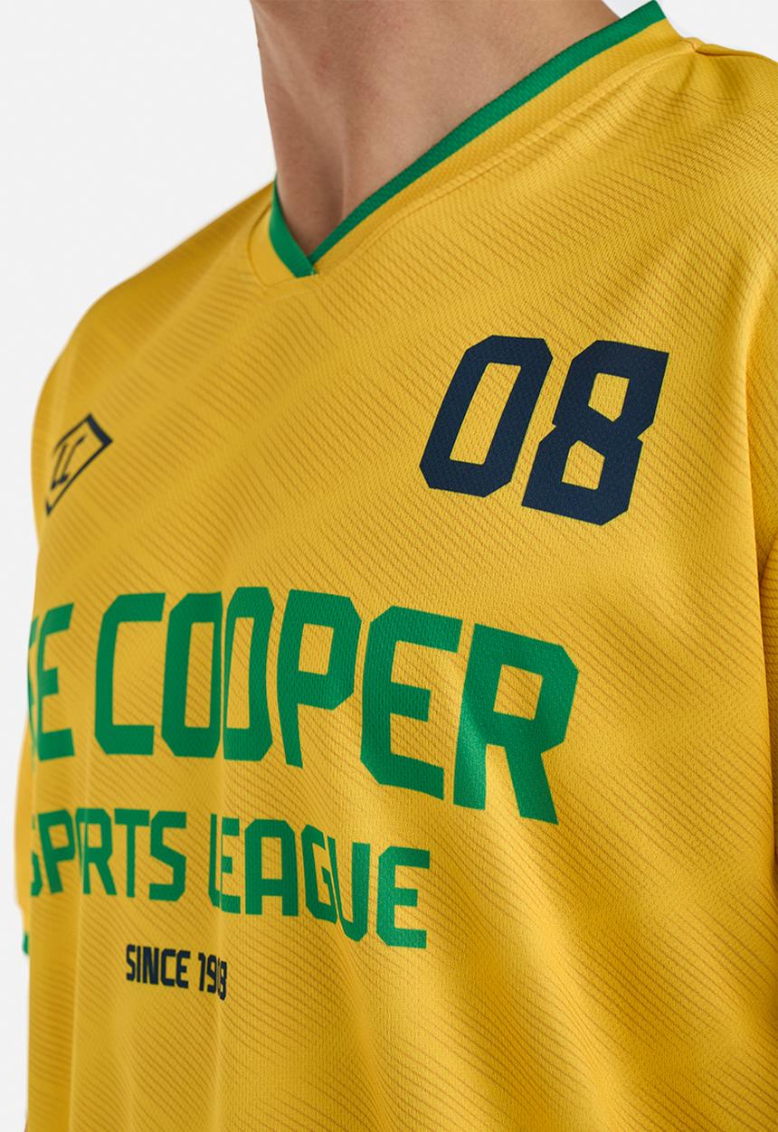 Lee Cooper - Nkanyezi Regular Fit T-Shirt  - Yellow