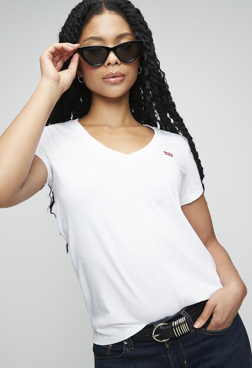 Levi’s® - Perfect Vneck - White + Jersey
