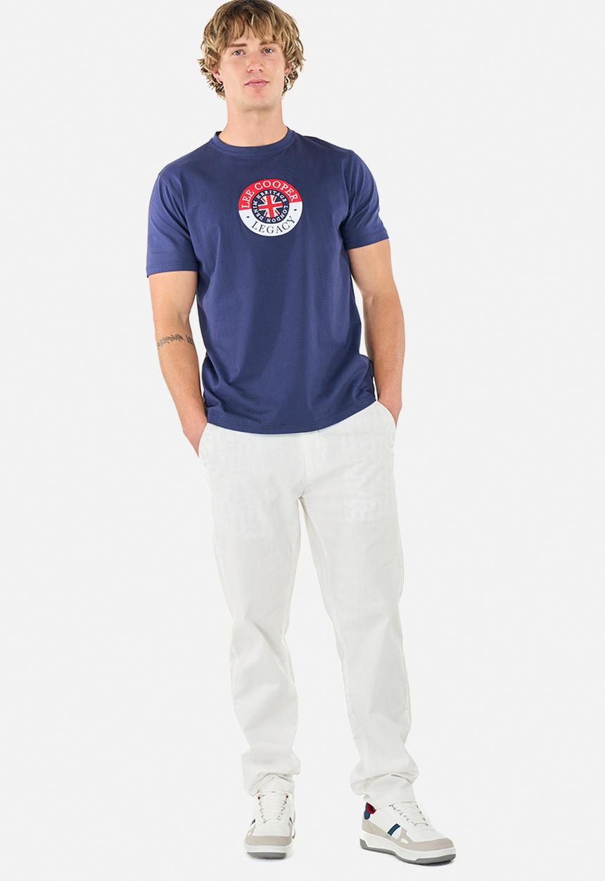 Lee Cooper - Damon Regular Fit T-Shirt - Navy