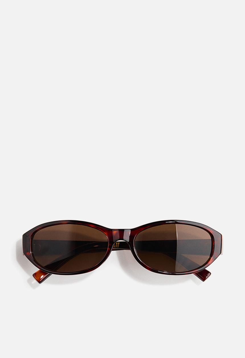 H&M - Oval sunglasses - brown/tortoiseshell pattern